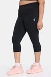 Zelocity True Curv Quick Dry 3/4Th Training Leggings - Jet Black — thumbnail 2